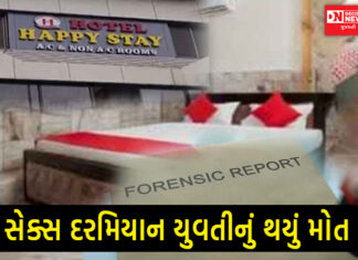 નવસારીની હોટલમાં સેક્સ માણતાં 23 વર્ષીય યુવતીનું દર્દનાક મોત, ફોરેન્સિક રિપોર્ટમાં ધ્રુજાવનારો ખુલાસો..