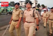 ડાંગ જિલ્લા પોલીસ દ્વારા આહવામાં ફૂટ પેટ્રોલિંગનું આયોજન કરાયું..