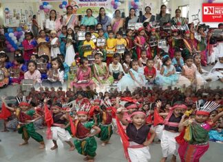 વલસાડના સ્પોર્ટ્સ કોપ્લેક્ષમાં બાળકોના વિકાસ અને શિક્ષણ મુદ્દે વાલી સંવાદ સાથે યોજાયો ભૂલકા મેળો..