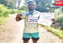 વાંસદાનો ખો-ખો પ્લેયર ચેતનભાઈ ભગરિયા એથ્લેટિક્સમાં બીજી વખત 1 ગોલ્ડ 2 સિલ્વર મેડલ મેળવ્યા..