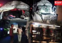 પૂરપાટ આવતી કાર ટ્રકમાં ઘૂસી, ઘટના સ્થળ પર જ ભરૂચમાં 6 લોકોના મોત..