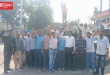 ધરમપુરમાં બાબા સાહેબના ફૂલહાર કરી આદિવાસી લીડરો દ્વારા કરાઈ સંવિધાન દિવસની ઉજવણી..