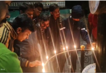 માસૂમ બાળકી પર થયેલા દુષ્કર્મ વિરુદ્ધ ભુમલિયા ગામના યુવાનો દ્વારા કેન્ડલ માર્ચ અને શ્રદ્ધાંજલિ અર્પણ