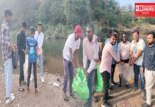 ઉમરપાડાના દેવઘાટના ઇકો ટુરિઝમ કેમ્પ સાઇટ પર પર્યાવરણ પ્રેમીઓ દ્વારા હાથ ધરાયું સ્વચ્છતા અભિયાન..