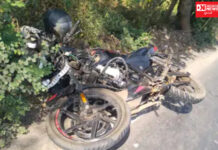 નાનાપોંઢા પારડી રોડ પર ગંભીર દુઘર્ટના .. બાઇક ચાલકને 15 ફૂટ સુધી ઘસડયો…