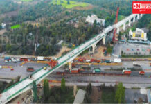 વલસાડ પંચલાઈ ગામમાંથી પસાર થતાં બુલેટ ટ્રેન પ્રોજેક્ટ માટે 210 મીટર લાંબા પુલનું બાંધકામ 2 જાન્યુઆરી થયું પૂર્ણ..