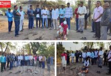 ધરમપુરના મોટીઢોલ ડુંગરી ગામમાં વડીલશ્રીઓ દ્વારા કરાયું 1 કરોડ 9 લાખના 3 રસ્તાઓનું ખાતમૂહર્ત..