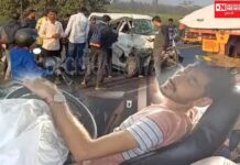 વાલોડના બાજીપુરા નજીક ઈકો-પિકઅપ વચ્ચે ભયાનક અકસ્માત..