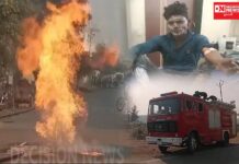 અંકલેશ્વર GIDCમાં આગ.. વીજ કંપનીના ખોદકામમાં ગેસલાઇન ડેમેજ થતાં લાગેલી આગમાં બે વ્યક્તિ દાઝયા