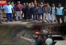 વલસાડના ચણવઈ ગામમાં તળાવ ખાલી કરવાનો વિવાદ.. મધરાતે ગેરકાયદે પાણી ખેંચવાનું કામ અટકાવ્યું…