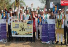 દાદરા નગર હવેલીમાં કોંગ્રેસે શરૂ કરી જય બાપુ, જય ભીમ જય સંવિધાન યાત્રા.. દરેક ઘર,ગામ પંચાયત ફરશે