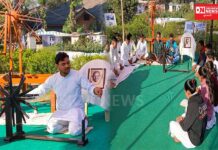 ધરમપુર ખાતે ગાંધી નિર્વાણ દિન નિમિત્તે લોક મંગલમ ચેરીટેબલ ટ્રસ્ટ દ્વારા પ્રાર્થના સભાનું થયું આયોજન..