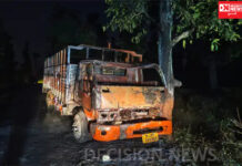 વઘઇ માર્ગનાં બારીપાડા ચીખલી નજીક ટેમ્પો વૃક્ષ સાથે ભટકાતા અચાનક શોર્ટ સર્કિટનાં કારણે આગ ભભૂકી ઉઠી…