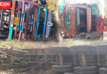 ડાંગના ગોંડલવિહીર અને ઘોઘલી ઘાટમાં ગંભીર માર્ગ અકસ્માત.. ડ્રાઈવર-ક્લીનર ઘાયલ..