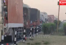 ભરૂચ NH-48 પાલેજ-નબીપુર વચ્ચે ભૂખીખાડી પાસે ગરનાળાની કામગીરીથી વાહનોની લાંબી કતારો લાગી…