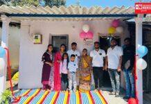 દિવ્યાંગ વિધવા માતા મકાન બાંધી માનવતાને મહેકાવતું કુસુમ ફાઉન્ડેશન સરોધી..