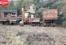 ભરૂચ ભુસ્તર વિભાગનો સપાટો-ઝઘડિયા તાલુકાના લિંભેટ ગામે કથિત ગેરકાયદેસર માટી ખનન ઝડપાયું