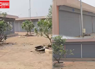 કેવડિયા: સ્થાનિક લોકોને ધંધા રોજગાર થી વચિત રાખવા સ્ટેચ્યુ ઓફ યુનિટી પાસેની દુકાનો ધૂળ ખાય રહી છે..