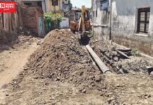 ઉમરગામના મરોલી બજારમાં પાણીની લાઈન માટે રોડ ખોદતા વાહનવ્યવહારને અસર…