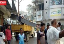 નવસારીના લાયબ્રેરીથી ડેપો રોડના દબાણ દૂર કરાયા…