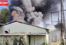 પારડીના મોતીવાડાની કંપનીમાં આગ લાગતા અફરાતફરી..