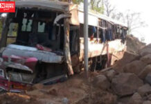 ડ્રાઈવરે સ્ટીયરિંગ પરથી કાબૂ ગુમાવતા અકસ્માત, એકનું મોત, 37 લોકોને ઈજા, 14ની હાલત ગંભીર..