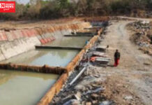 નાનાપોંઢા ખરેડી ગામે પાર નદી પર ચેકડેમ બનતા ખેડૂતોમાં ખુશીનો માહોલ..