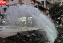 નવસારીમાં લાઇન તૂટતા હજારો લીટર પાણીનો વેડફાટ, તંત્રની દોડધામ વધી…