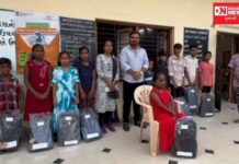 વાંસદાના વાઘાબારી ગામના ગરીબ બાળકોને શિક્ષણ કીટ વિતરણ કરી જન્મદિવસની અનોખી ઉજવણી..