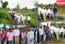 સાંસદ ધવલ પટેલે વાટી ગામના લીધી મુલાકાત.. ગ્રામજનો સાથે શ્રીફળ વધેરી બ્રિજ પ્રોજેક્ટ શરૂ થાય એવી આશા કરી વ્યક્ત..