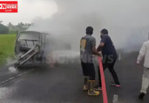 અડદા ગામમાં મહુવાના યુવાનની શોર્ટ સર્કિટ થતા કારનો મોટા ભાગ બળી ગયો..