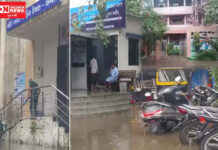 સુરતમાં પ્રથમ વરસાદમાં જ ઉત્રાણ અને અઠવા પોલીસ સ્ટેશન સહિત અનેક વિસ્તારોમાં પાણી ભરાયા..