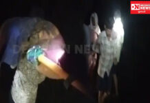 સ્ટેચ્યુ ઓફ યુનિટી નજીક ઝરવાણી ગામમાં કરુણ સ્થિતિ..પ્રસૂતાને ઝોળીમાં નાખી ધસમસતી ખાડી પાર કરવી પડી..