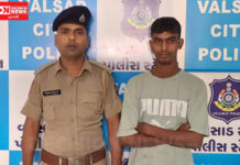 વલસાડમાં 15 વર્ષીય કિશોરીને હેરાન કરનાર આરોપી CCTV ફૂટેજ અને ટેક્નિકલ સર્વેલન્સની મદદથી ઝડપાયો..