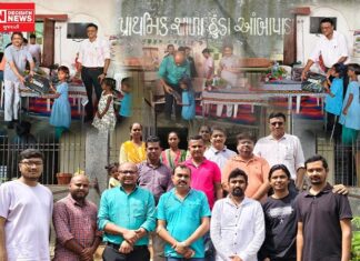સુરત બેન્કર્સ ગ્રુપ દ્વારા ધરમપુરની સાતીમાળ અને આંબાપાડા પ્રા. શાળામાં બાળકોને સ્કૂલ બેગનું વિતરણ..
