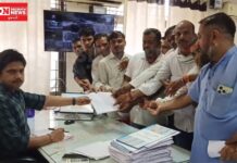 નસવાડી તાલુકાના આદિવાસી સમાજના દ્વારા ચૈતર વસાવાનાં સમર્થનમાં મામલતદારને આપ્યું આવેદનપત્ર..