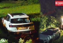 નશામાં ધૂત ધરમપુરના આંબા તલાટ ગામમાં મેડીકલ શોપ ચલાવતાં રાજસ્થાની ની ક્રેટા કારનો અકસ્માત..