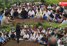 ઉમરપાડા વનવિભાગ દ્વારા ઉકાઈ ડેમના વિસ્થાપિત આદિવાસીઓને લઈને અખિલ ચૌધરીની લોક બેઠક..