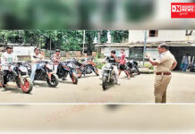 માંડવી કોલેજ તથા હાઇસ્કૂલમાં બેફામ દોડતા બાઈક સવારોને દંડ ફટકારવામાં આવી રહ્યો…