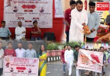 વીર કવિ નર્મદની જન્મજયંતીની ઉજવણી ધરમપુરમાં થઈ..