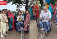 ગણેશ ચતુર્થીના પાવન પર્વ નિર્મિતે બીલીમોરામાં જરૂરિયાતમંદની સેવાસેતુ બનતી ઇન્ટરનેશનલ હ્યુમન રાઇટ્સ મહિલા ટીમ..