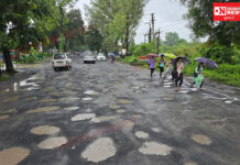 ખડકાળાથી વાંસદા સુધીના ને. હાઈવે પર મસમોટા ખાડાઓનું સામ્રાજ્ય, રસ્તા ચંદ્રની સપાટી સમાન