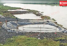 નવસારીમાં વિરાવળ પુર્ણા નદીને કિનારે બે કૃત્રિમ તળાવ બનાવવામાં આવ્યા..