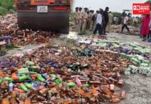 ઝઘડિયા ડિવિઝનના છ પોલીસ મથકોમાં 46,96,838 લાખનો પકડાયેલ દારૂના જથ્થાનો રોલર ફેરવીને કરાયો નાશ..