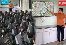 કપરાડાના ગિરનારાની “ગુંજન કન્યા વિધાલય” માં વિધાર્થીનીઓને યુથલીડર ડો. હેમંત પટેલે આપ્યું સર્પદંશ વિષે માર્ગદર્શન..