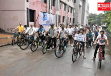 ભરૂચમાં પર્યાવરણના જતન અને લોકોની તંદુરસ્તી સન્ડે ઓન સાયકલ અભિયાન હેઠળ કલેકટરે સાયકલસવારોને પ્રસ્થાન કરાવ્યું..