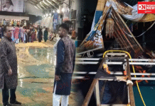 વલસાડના તડકેશ્વર મંદિરના મેદાનમાં નવરાત્રિ ગરબા મહોત્સવના ડોમ અને ઇલેક્ટ્રિકલ ઇન્સ્ટોલેશનને ભારે નુકસાન થતાં બે વ્યક્તિઓ ઇજાગ્રસ્ત..