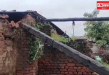 ભરૂચના આમોદ નગરના નવીનગરીમાં એક મકાન ધરાશાયી.. ગરીબ પરિવારો જોખમમાં