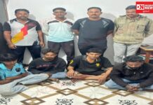 રાજપારડીના માધવપુરામાં પત્તા-પાનાનો જુગાર રમતા 4 ઇસમો રૂ. 22750 ના મુદ્દામાલ સાથે ઝડપાયા..