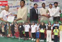 મંત્રીશ્રી ડો. જયરામ ગામીતના અધ્યક્ષ સ્થાને સાપુતારામાં યોજાયો રાજયકક્ષાની એથલેટીક્સ સ્પર્ધા-2025 નો કાર્યક્રમ..